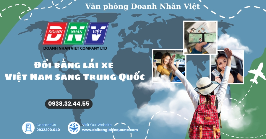 Đổi bằng lái xe Việt Nam sang Trung Quốc