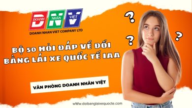 50 câu hỏi đáp về đổi bằng lái xe quốc tế IAA