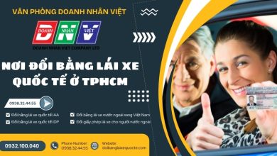 Nơi đổi bằng lái xe quốc tế ở TPHCM