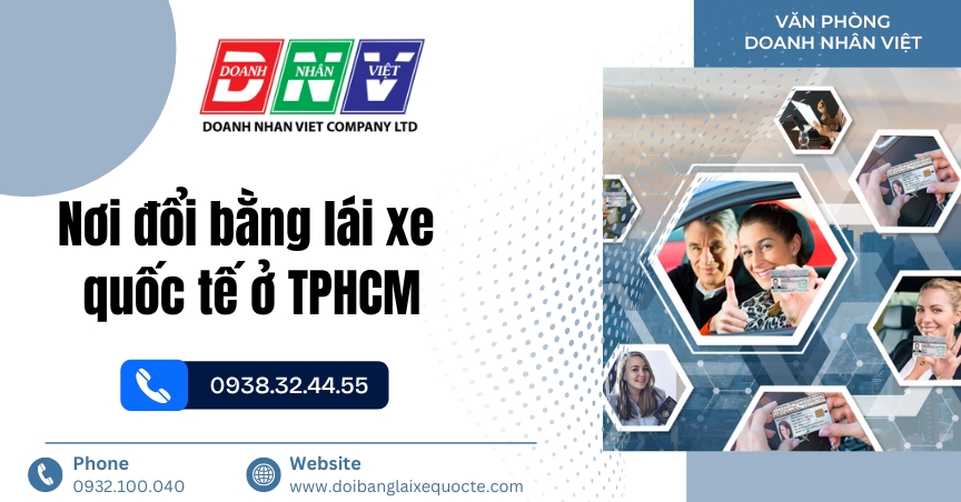 Nơi đổi bằng lái xe quốc tế ở TPHCM