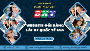 Website đổi bằng lái xe quốc tế IAA