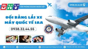 Đổi bằng lái xe máy quốc tế IAA