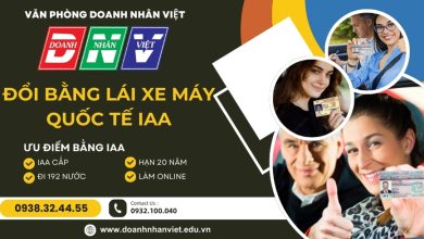 Đổi bằng lái xe máy quốc tế IAA