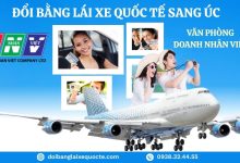 Đổi bằng lái xe quốc tế sang Úc