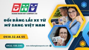 Đổi bằng lái xe từ Mỹ sang Việt Nam