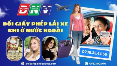 Đổi giấy phép lái xe khi ở nước ngoài