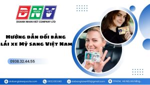 Hướng dẫn đổi bằng lái xe Mỹ sang Việt Nam