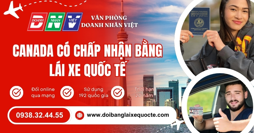 Canada có chấp nhận bằng lái xe quốc tế