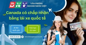 Canada có chấp nhận bằng lái xe quốc tế