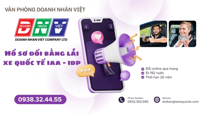 Hồ sơ đổi bằng lái xe quốc tế