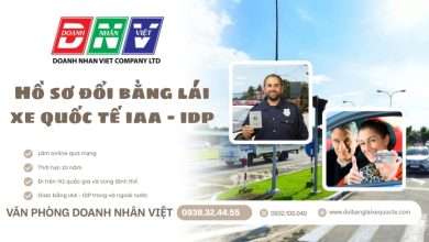 Hồ sơ đổi bằng lái xe quốc tế