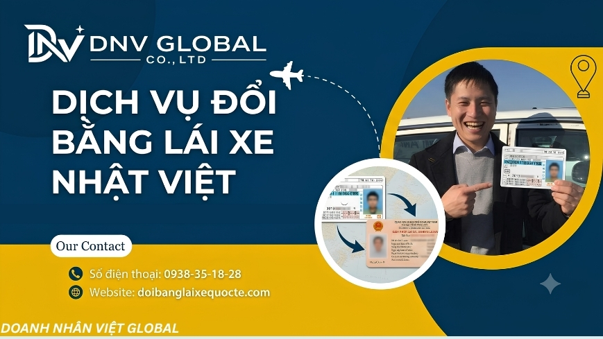 Dịch vụ đổi bằng lái xe Nhật Việt