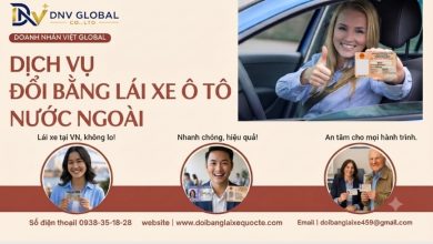 Dịch vụ đổi bằng lái xe ô tô nước ngoài