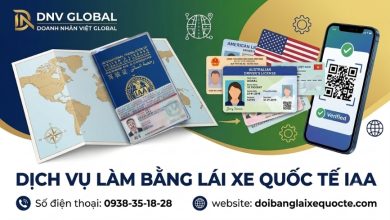 Dịch vụ làm bằng lái xe quốc tế IAA