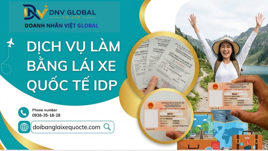 Dịch vụ làm bằng lái xe quốc tế IDP