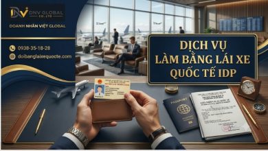 Dịch vụ làm bằng lái xe quốc tế IDP