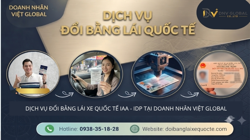 Dịch vụ đổi bằng lái quốc tế