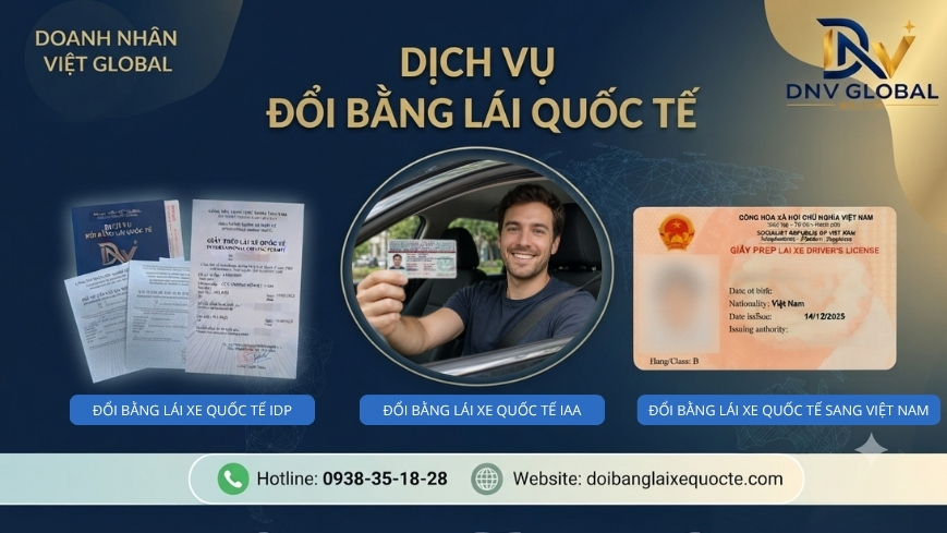 Dịch vụ đổi bằng lái quốc tế
