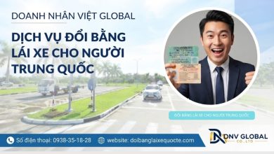 Dịch vụ đổi bằng lái xe cho người Trung Quốc