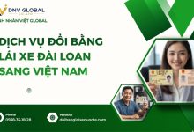 Dịch vụ đổi bằng lái xe Đài Loan sang Việt Nam