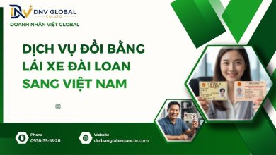 Dịch vụ đổi bằng lái xe Đài Loan sang Việt Nam