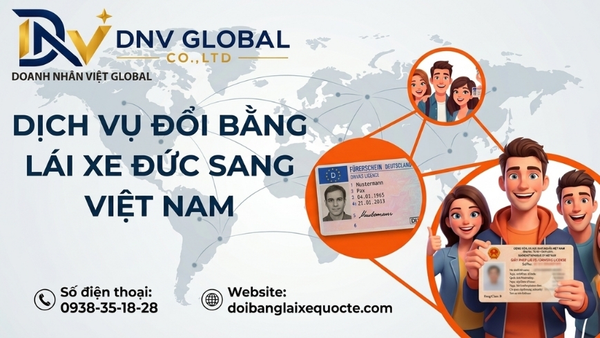 Dịch vụ đổi bằng lái xe Đức sang Việt Nam