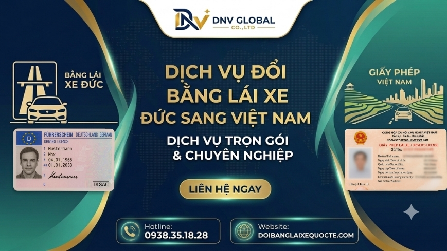 Dịch vụ đổi bằng lái xe Đức sang Việt Nam