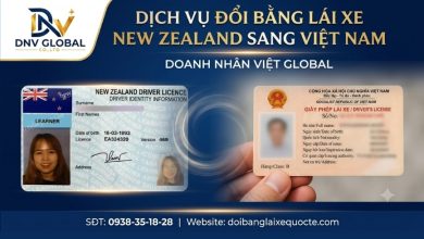 Dịch vụ đổi bằng lái xe New Zealand sang Việt Nam