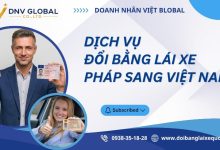 Dịch vụ đổi bằng lái xe Pháp sang Việt Nam
