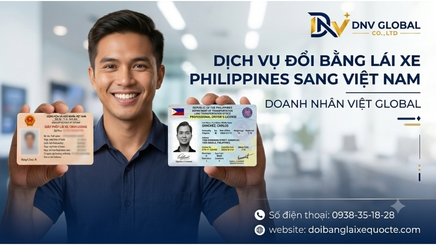 Dịch vụ đổi bằng lái xe Philippines sang Việt Nam