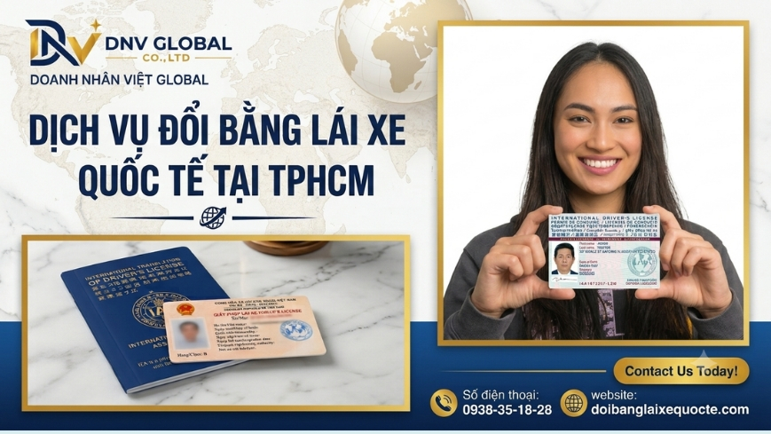 Dịch vụ đổi bằng lái xe quốc tế tại TPHCM