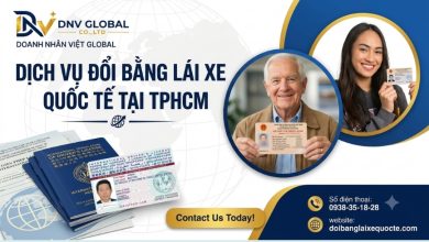 Dịch vụ đổi bằng lái xe quốc tế tại TPHCM
