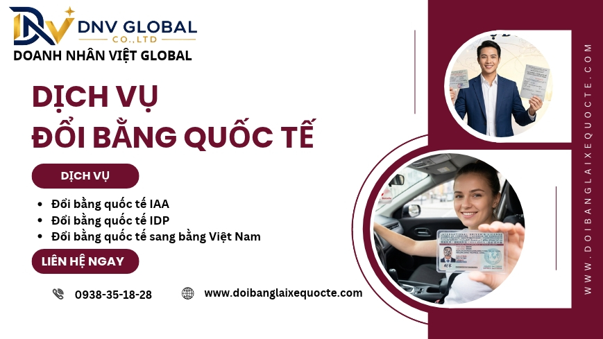 Dịch vụ đổi bằng quốc tế