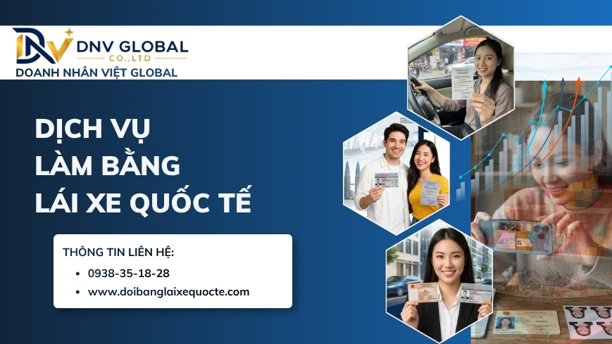 Dịch vụ làm bằng lái xe quốc tế